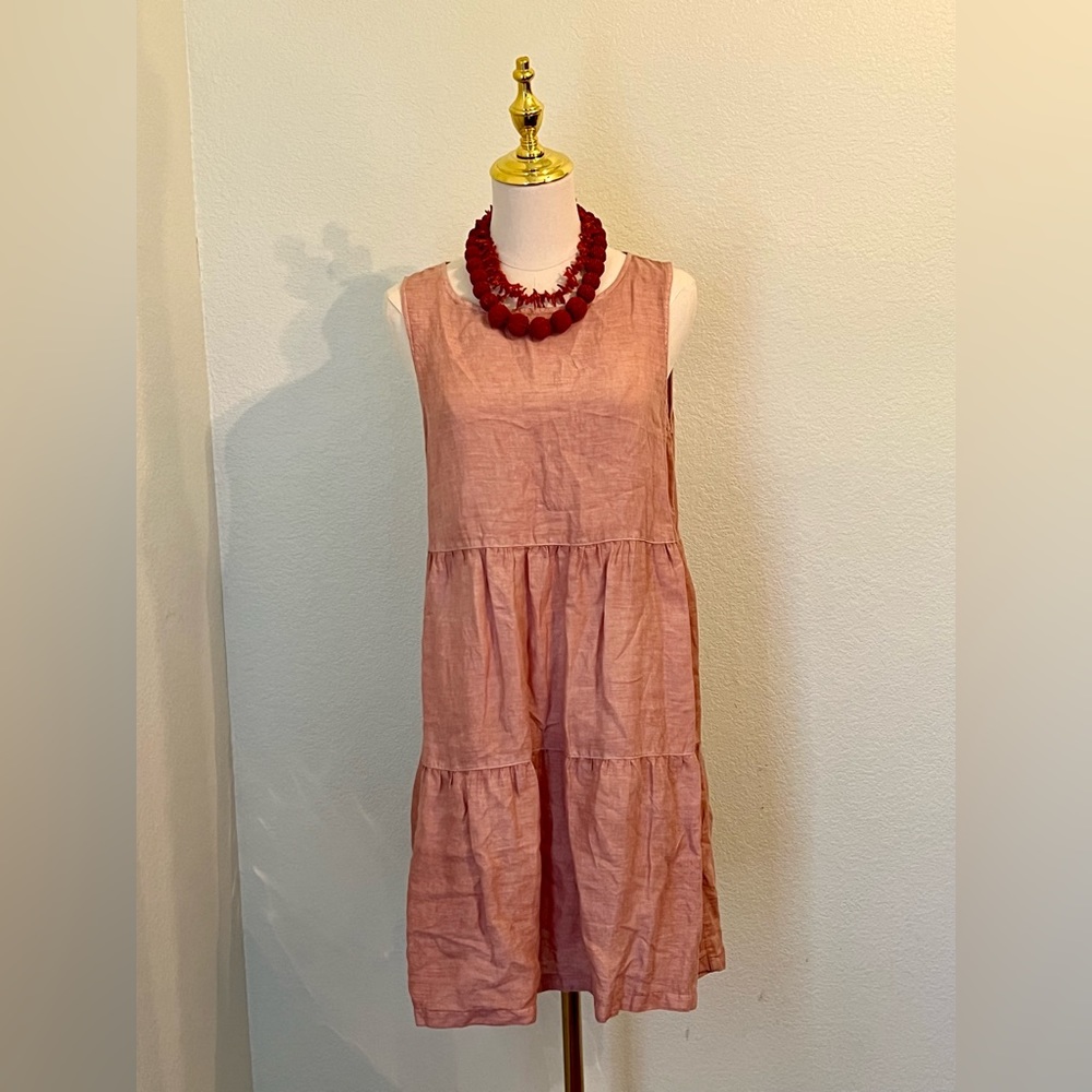 C&C California 100% Linen Sun Dress